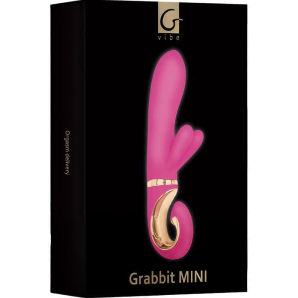 G-VIBE - GRABBIT MINI PINK SILICONE VIBRATOR 3